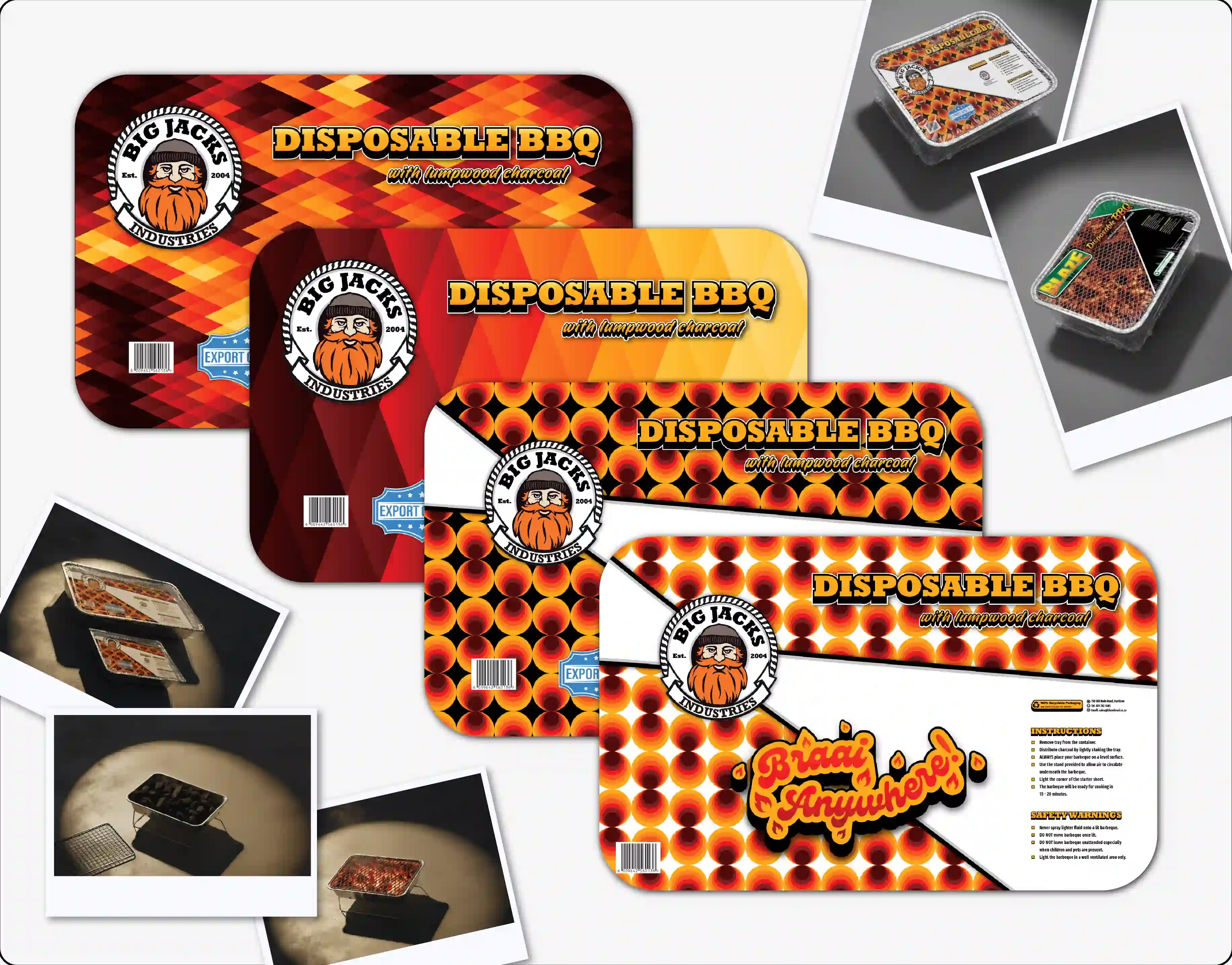 Blaze Big Jack's Packaging Design